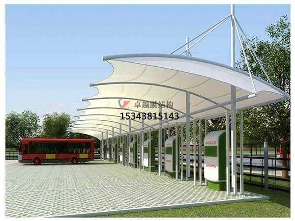 阿圖什充電樁膜結構【車棚設計】