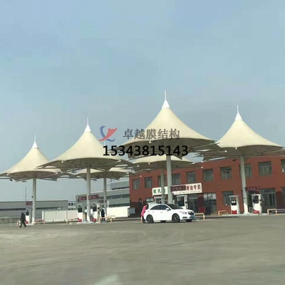 巴彥淖爾加油站罩棚施工/加氣站雨棚設計安裝/充電站生產廠家